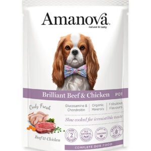 Amanova dog vrećica 300g Brilliant govedina/pile