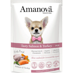 Amanova dog vrećica 300g Tasty losos/pura
