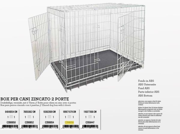 Transporter//kavez žičani 109x71x79cm