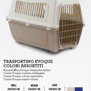 Transporter Evoque LG 59x39x41cm metal.vrata